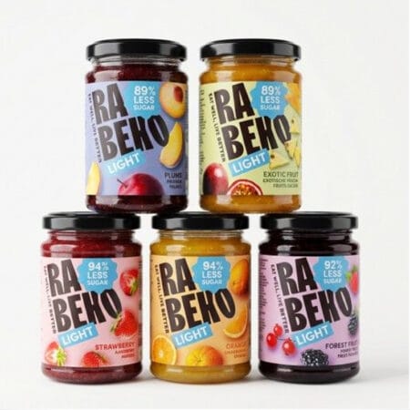Rabeko Zero Jams 225g - New Look, New Flavors
