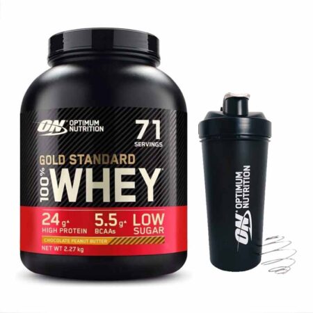 Optimum Nutrition - 100% Whey Gold Standard 2.27kg + FREE Shaker