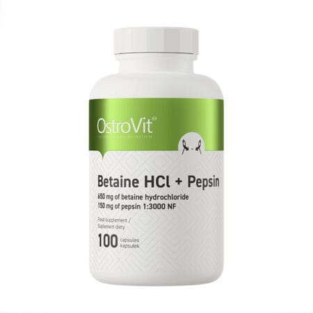 OstroVit Betaine HCl + Pepsin 100 capsules