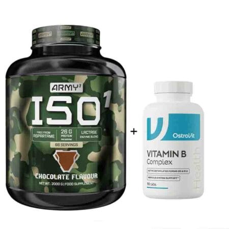 ARMY 1 ISO ZERO 2000G - 66 SERVINGS + OstroVit Vitamin B Complex 90 tablets