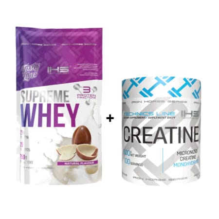 IHS SUPREME WHEY 750GR NEW FORMULA + IHS CREATINE MONOHYDRATE 500 g