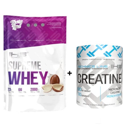 IHS SUPREME WHEY 2000G NEW FORMULA + IHS CREATINE MONOHYDRATE 500 g