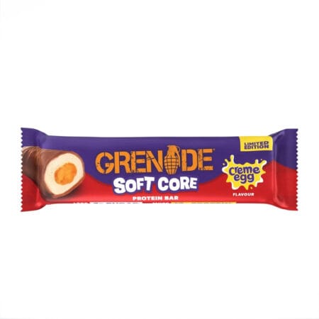 Grenade Soft Core Creme Egg Flavour Protein Bar, Limited Edition 45g