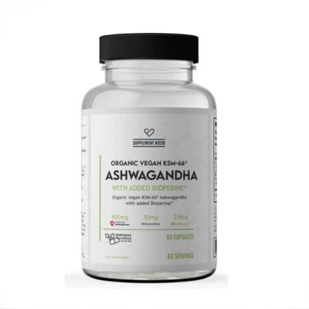 Supplement Needs Ashwagandha Organic KSM-66 60 Caps