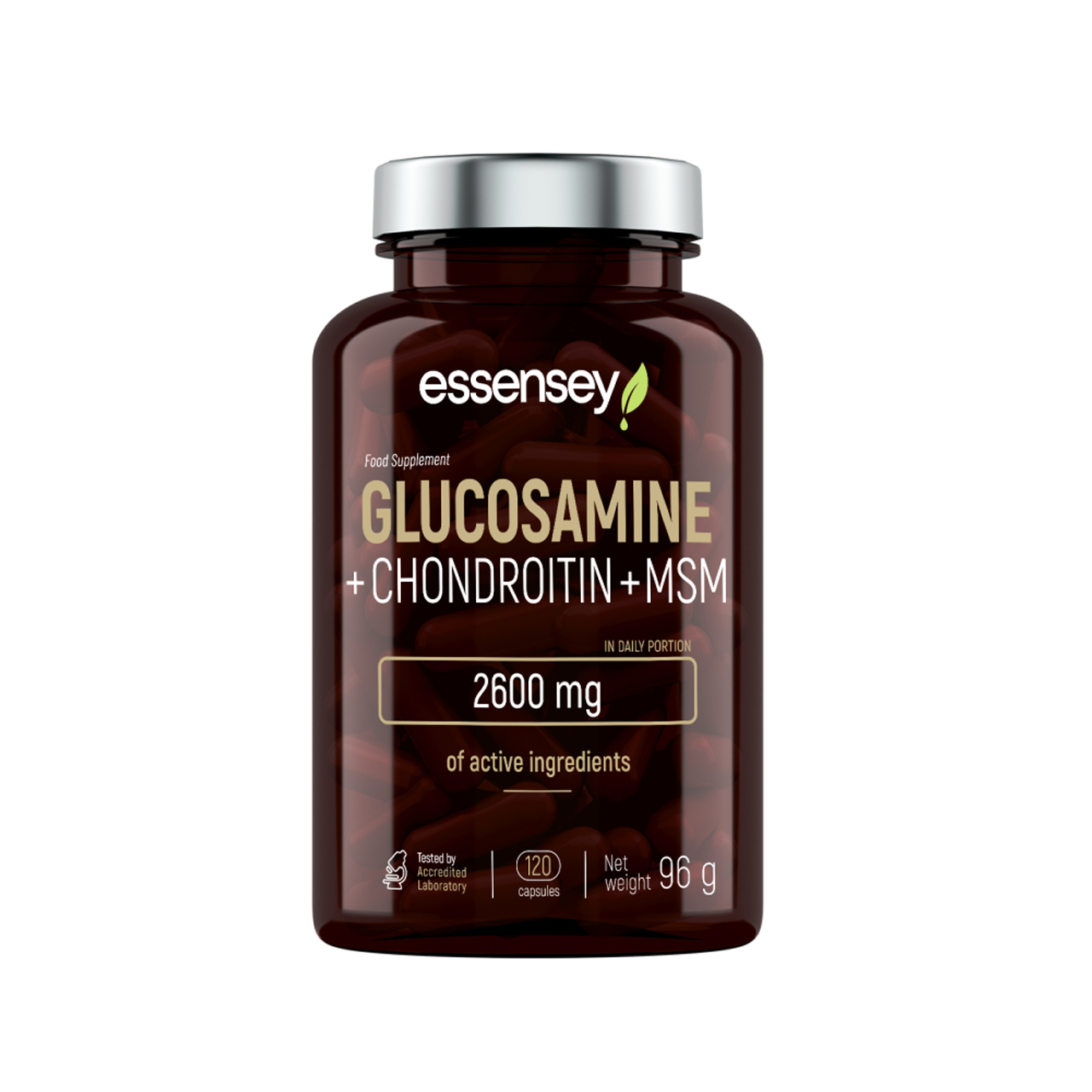 ESSENSEY Glucosamine + Chondroitin + MSM 120caps.