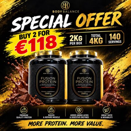 2 X BODY BALANCE Fusion Whey Protein 2kg