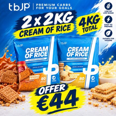 2 x TbJP - Cream Of Rice 2kg - TOTAL 160 Servings
