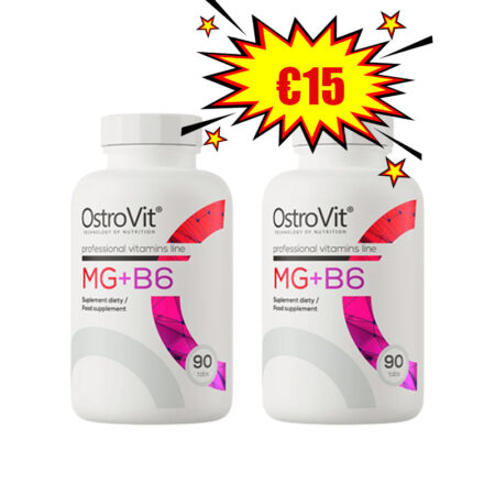 2 X OstroVit Mg + B6 90 tablets