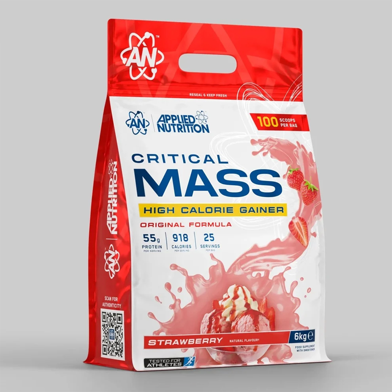 APPLIED NUTRITION - CRITICAL MASS ORIGINAL 6KG + FREE T-SHIRT - Image 5